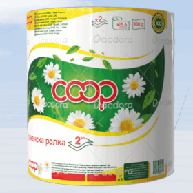 Кухненска ролка КООП  бяла 2 пласта 500 г