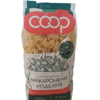 Макарони КООП охлюви 400 г