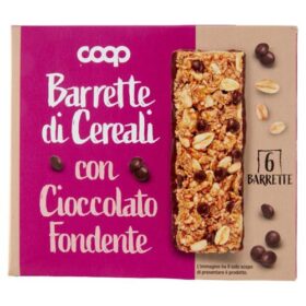 Пълнозърнести барчета с черен шоколад  COOP 126 г (6 x 21 г)