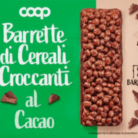 Пълнозърнести барчета с какао  COOP 160 г (8 x 20 г)