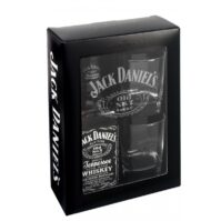 Уиски Джак Даниелс картонена кутия + 2 чаши 700мл алк.40%